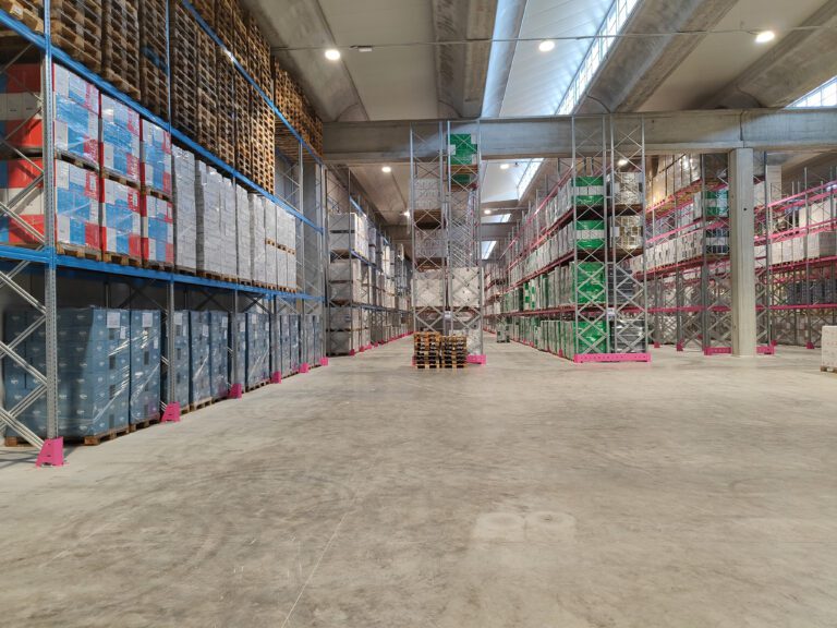 Magazzino di Rapid S.p.A. con Iron Fist portapallet antisismico
